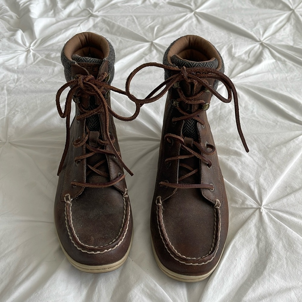 Brown Leather Boots